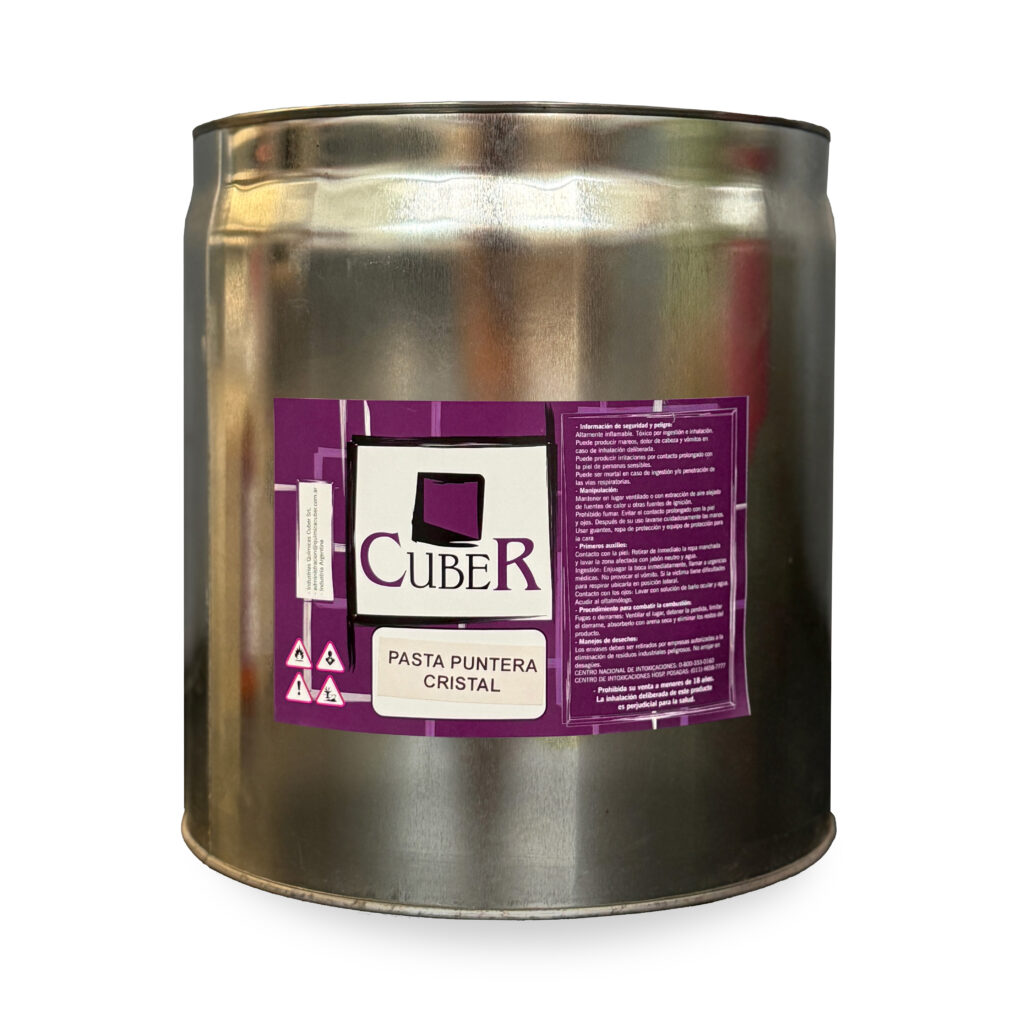 Cuber violeta Pasta Puntera Cristal 1x1